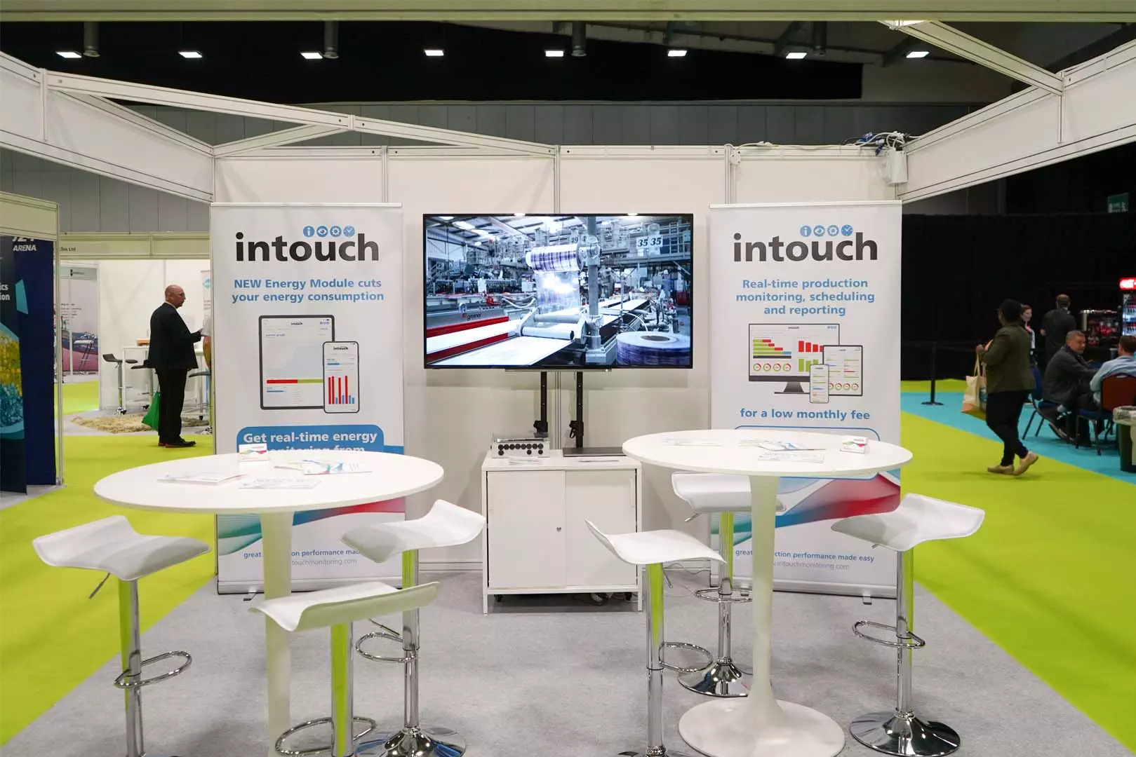 Intouch monitoring exhibits at Plastics Live 2023