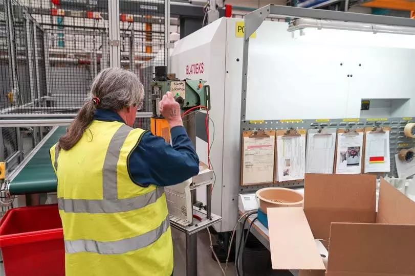 operator on machine